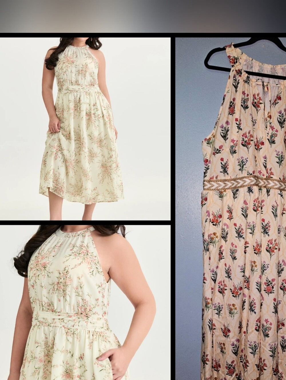 Plus Size Floral Print Dress NWT